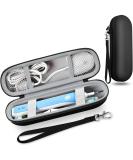 Yolonce Electric Toothbrush Travel Case - Portable Hard Shell Holder for Accessories | Black & Silver - Buy Online on GoSupps.com