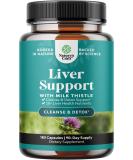 Liver Cleanse Detox & Repair Formula - Herbal Liver Support Supplement with Milk Thistle Turmeric Dandelion Root & Artichoke Extract for Liver Health - Silymarin Milk Thistle Liver Detox Capsules 180 - Buy Online on GoSupps.com