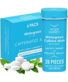 Viter Energy Wintergreen Caffeinated Mints - 40mg Caffeine & B-Vitamins Per Powerful Sugar Free Mint. Boost Energy, Focus & Fresh Breath. 2 Pieces Replace 1 Coffee, Energy Drink, Caffeine Candy & Gum(6 X 20 Piece Containers) Wintergreen 20 Count (Pack of  - Buy Online on GoSupps.com