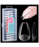 240 Extra Short Coffin Gel Nail Tips Set for Nail Art - Soft Full Cover False Nails in 12 Sizes - PMMA Pre-Buffed Artificial Nails for Gluing - Buy Online on GoSupps.com