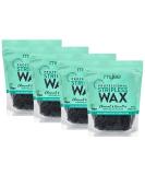 Mylee Professional Stripless Hard Wax Beads 500g Stripless Depilatory Waxing Pellets Solid Film Beans Painless Gentle Hair Removal of Full Body Face & Bikini Line (Charcoal & Green Tea Pack of 4) - Buy Online on GoSupps.com