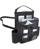 Luxja Car Seat Organizer with Laptop & Tablet Storage - Front & Back Seat Storage Bag - Black - Buy Online on GoSupps.com