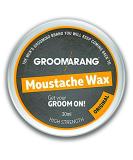 Groomarang Original Moustache Wax 30ml - Extra Strong Hold Styling Wax for Moustache and Beard | Nourishing Formula | Gifts for Him - Buy Online on GoSupps.com