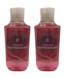 Buy Bath and Body Works Twisted Peppermint Full Size Shower Gel - Aloe + Vitamin E - 10 fl oz | International Shipping Available - Buy Online on GoSupps.com