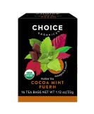 Choice Organic Teas Puerh Tea Cocoa Mint - 16 Bags | Organic & Delicious - Buy Online on GoSupps.com