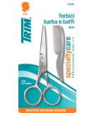 Trim Specialtycare Mustache/Beard 00717 Scissors and Comb - Precision Grooming Set - Buy Online on GoSupps.com
