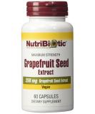 NutriBiotic Grapefruit Seed Extract 250 mg  60 Capsules - Buy Online on GoSupps.com