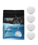 Natural Epsom Salt Bath Bombs   Muscle-Recovery Bath Soak for Pain & Tension with Arnica  Clary Sage  & Eucalyptus   Fast-Absorbing Muscle Soak for Exercise  Gifting  & More by Muscle Rehab  4 Bombs - Buy Online on GoSupps.com