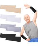 Eurzom 4 Pairs Skin Protection Sleeve for Arm Breathable Forearm Protector Cut Resistant Arm Sleeve for Gardener Working Sport (9 Inch Long) - Buy Online on GoSupps.com