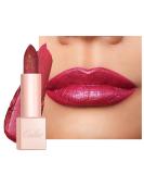 Oulac Diamond Lustre Lipstift red highly pigmented lipstick with fine texture and long-lasting moisturizing formula striking lip-makeup vegan (D03) Soir e Red D03 Soir e Red - Buy Online on GoSupps.com