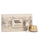 Poppy & Pout Lip Care Set - Natural Lip Balm & Scrub - Sustainable Packaging - Cruelty-Free - Exfoliating & Moisturizing Treatment (Marshmallow Cream) - Buy Online on GoSupps.com