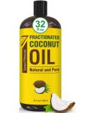 Organic Fractionated Coconut Oil 32 fl oz - Non-GMO, 100% Natural Massage & Carrier Oil for Skin, Hair & Aromatherapy - Lightweight & Pure - Essential Oil Base - 1 Pack - Buy Online on GoSupps.com