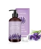 Lavender massage oil for calming calming and relaxation tired painful muscles massage oil Ideal body oil for moistening the skin for men and women - Buy Online on GoSupps.com