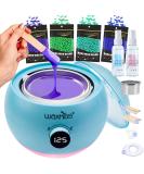 Waxing Kit for Women - Home Hair Removal with Wax Warmer & Hard Wax Beans - Sky Blue - Buy Online on GoSupps.com