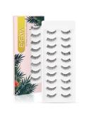 Buy Natural False Eyelashes - 10 Pairs Transparent Band Short & Soft 8-11mm Fake Lashes (S02) for a Natural Look - International Shipping Available - Buy Online on GoSupps.com