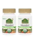 NaturesPlus Source of Life Garden Vitamin C - 120 Vegan Capsules (2 Pack) - Immune System Support - Organic Non-GMO Gluten Free - Buy Online on GoSupps.com