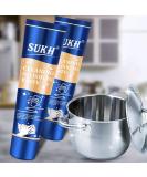 Buy Sukh 2 Pcs Metal Stainless Steel Cleaner - Multi-Purpose Polish for Silver Chrome Brass Aluminum - Remove Rust Stains & Shine Surfaces | International Shipping - Buy Online on GoSupps.com
