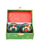 Kisbeibi Baoding Balls - 4.45cm Feng Shui Tai Chi Health Balls with Box | Dragon & Phoenix Design for Meditation & Relaxation - International Shipping Available - Buy Online on GoSupps.com