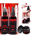 Best Halloween Fake Blood Makeup Set | Dripping & Coagulated Blood for Cosplay & Dress Up - Buy Online on GoSupps.com