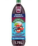 Robinsons Double Strength Apple & Blackcurrant No Added Sugar Squash 1.75L (Pack of 1) Apple and Blackcurrant - Buy Online on GoSupps.com