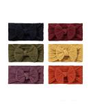 ROYAL ICON Baby Girl Headbands - Luxuriously Soft Bows for Little Princesses (Pattern 4 - Pack of 6) - Buy Online on GoSupps.com