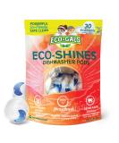 Eco-Shines Dishwasher Detergent Pods - 3 in 1 Power for Sparkling Clean Dishes | International Shipping Available - Buy Online on GoSupps.com