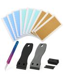 EHDIS Hair Extension Tape Tabs - 9 Sheets Double Sided Adhesive Tapes with Glue Remover Scraper Tool Set - Buy Online on GoSupps.com
