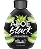 Tanning Paradise Aloe Black Matte Bronzer Tanning Lotion 13.5 oz | Anti-Aging, Anti-Orange Formula with Tattoo Protection - Buy Online on GoSupps.com