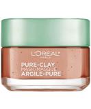 L'Oreal Paris Skincare Pure Clay Face Mask with Red Algae for Clogged Pores to Exfoliate And Refine Pores  Clay Mask  at home face mask  1.7 oz. - Buy Online on GoSupps.com