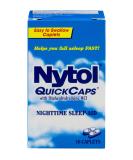 Quick Caps Nighttime Sleep Aid - Fall Asleep Fast 16 Caplets (Pack of 6) | International Shipping Available - Buy Online on GoSupps.com