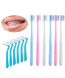Fremouth V-Shaped Orthodontic Toothbrush for Braces - Soft Bristles - 6 Count (Upgraded) - Buy Online on GoSupps.com