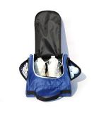 Outdoor Golf Shoe Bag for Men and Women - Blue | Ventilated Zippered Carrier with 3 Pockets for Accessories - Perfect Golf Gift - Buy Online on GoSupps.com