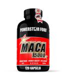 Powerstar Maca 15000 | High-Dose Vegan Maca Capsules | Organic Maca Root Extract (20:1) & Vitamin C | 120 Capsules | 2-Month Supply | Sports Supplement for Men & Women - Buy Online on GoSupps.com
