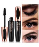 Lucoss 4D Silk Fibrous Waterproof Mascara - Long Lasting Natural Eyelash Makeup for Women - Buy Online on GoSupps.com