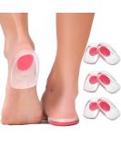 Gel Heel Cups Plantar Fasciitis Inserts - Silicone Heel Cup Pads for Bone Spurs Pain Relief Protectors of Your Sore or Bruised Feet Best Insole Gels Treatment by Armstrong Amerika (Small) Small/Medium (Pack of 6) - Buy Online on GoSupps.com