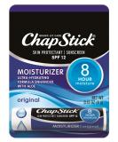 ChapStick Original Lip Balm with SPF 12 - 24 Individual Blister Packs - 24 Count - Buy Online on GoSupps.com