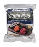 Twice Roasted Seaweed Sheets 7.50 x 8.25 (100 Sheets) - Premium Quality Seaweed Snack - Buy Online on GoSupps.com
