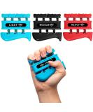 Grip Strength Trainer | Finger & Hand Strengthening Tool for Home Gym Office & Therapy | Ideal for Athletes Musicians & Climbers - Buy Online on GoSupps.com