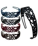 5pcs Fashion Headband Plsastic Hairbands for Girls Women Model 1 - Buy Online on GoSupps.com