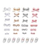 3D Bow Nail Charms 24PCS Gold Silver Pink White Bow Tie Pearl Nail Art Charms Nail Rhinestones Gems Nail Art Bows for Nail Art Design Decorations DIY Crafts Jewelry Accessories (Pattern A) - Buy Online on GoSupps.com