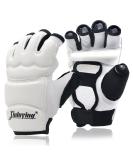 Xinluying White Fingerless Punch Bag Gloves for Women and Kids - Small Size | Ideal for Taekwondo, Karate, Martial Arts, and Boxing Training - Buy Online on GoSupps.com