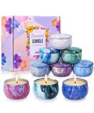 Scented Candles Gift Set for Women | 9-Pack Aromatherapy Soy Wax Candles with Lavender, Jasmine & Vanilla Essential Oils | Perfect for Bridesmaid, Valentine's Day, Birthday, Spa, Bath, Yoga | Floral Scents - Buy Online on GoSupps.com