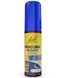 Original Bach RESCUE NIGHT Spray 20ml - Soothing Bach Flower Mixture with White Chestnut for Restful Sleep - International Shipping Available - Buy Online on GoSupps.com