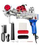 Riiai 2-in-1 Rug Tufting Gun Machine with Starter Kit - AK-III, Speed Adjustment, 360 Handle - Blue | Perfect for Beginners in Rug Making - Buy Online on GoSupps.com