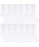 Yacht & Smith Women's Diabetic Neuropathy Edema Socks - 12 Pack White - Buy Online on GoSupps.com