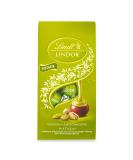 Lindt chocolate lindor balls pistachie |137 g bag |approx. 10 balls whole milk chocolate with a delicate melting pistachio filling |Praline gift |Chocolate gift pistachie full size - Buy Online on GoSupps.com