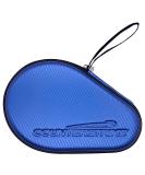 Table Tennis Paddle Hard Case - Blue Matte Fiber | Water Resistant Shell - Buy Online on GoSupps.com