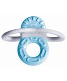 MAM Bite and Relax Teether with Clip - Blue | Promotes Dental Hygiene | Soothes Painful Gums | 2+ Months - Buy Online on GoSupps.com