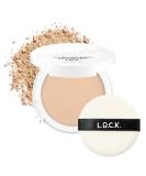 Lock N' Tap All Day Sebumless Powder Pact 01 Light Beige - Silky Finish, Long Lasting Sebum Control, Sun Protection - 0.35oz./10g - Buy Online on GoSupps.com