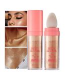 GL-Turelifes Highlighter Stick Puff Fairy Glitter Loose Powder for Eyes, Face & Body - #03 Gold Brown - Buy Online on GoSupps.com